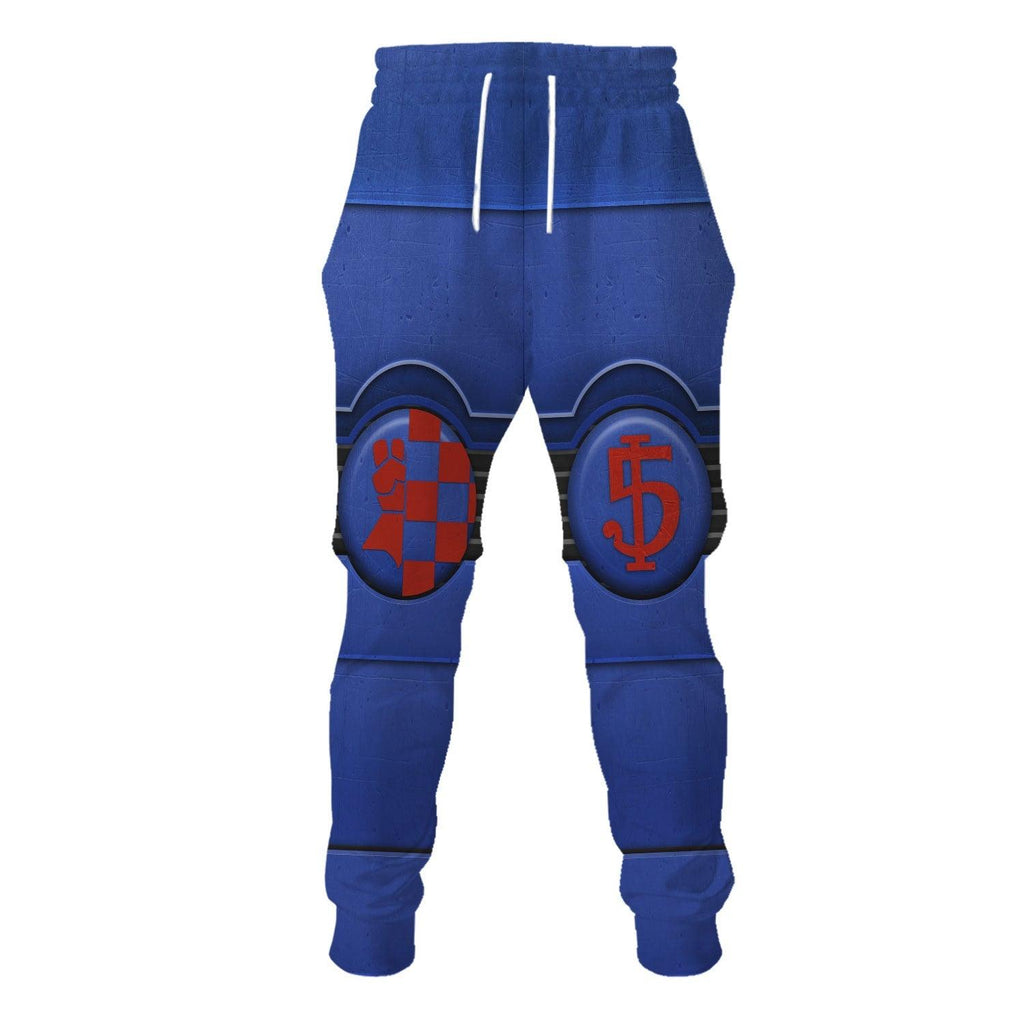 Space Marines Crimson Fists T-shirt Hoodie Sweatpants Cosplay - CustomsPig