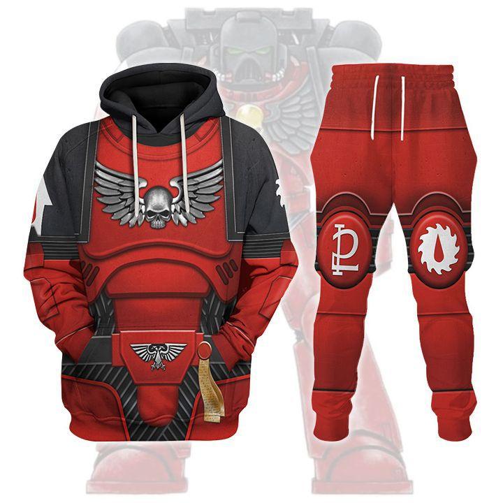 Space Marines Flesh Tearers V2 T-shirt Hoodie Sweatpants Cosplay - CustomsPig