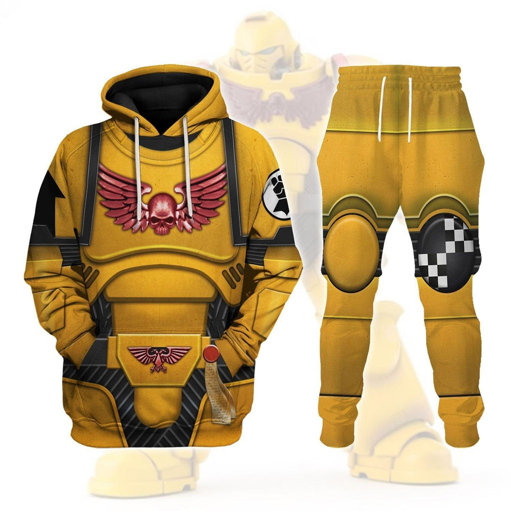 Space Marines Imperial Fists T-shirt Hoodie Sweatpants Cosplay - CustomsPig