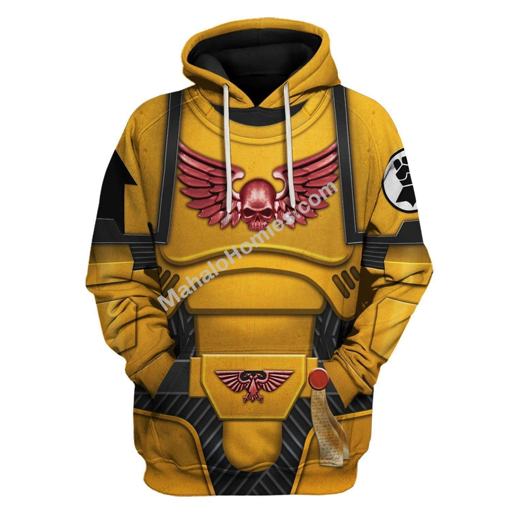 Space Marines Imperial Fists T-shirt Hoodie Sweatpants Cosplay - CustomsPig