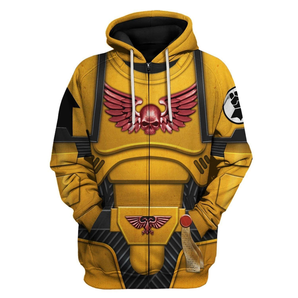 Space Marines Imperial Fists T-shirt Hoodie Sweatpants Cosplay - CustomsPig