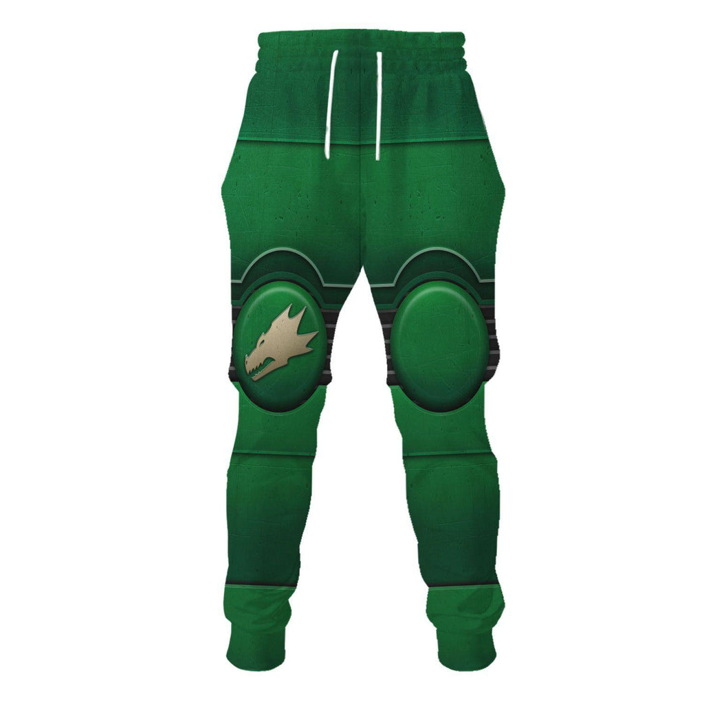 Space Marines Salamanders T-shirt Hoodie Sweatpants Cosplay - CustomsPig