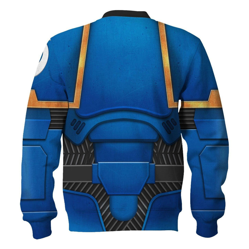 Space Marines Ultramarines T-shirt Hoodie Sweatpants Cosplay - CustomsPig