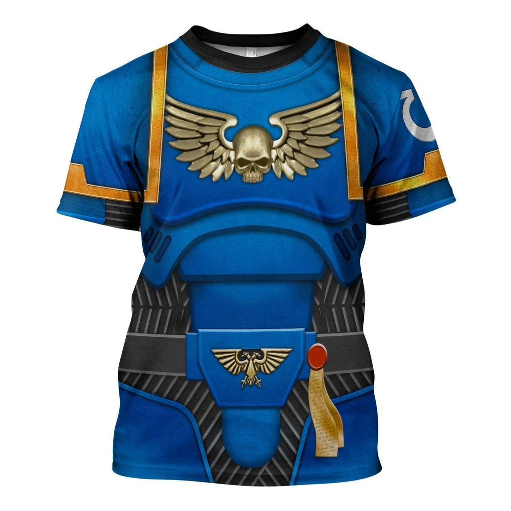 Space Marines Ultramarines T-shirt Hoodie Sweatpants Cosplay - CustomsPig