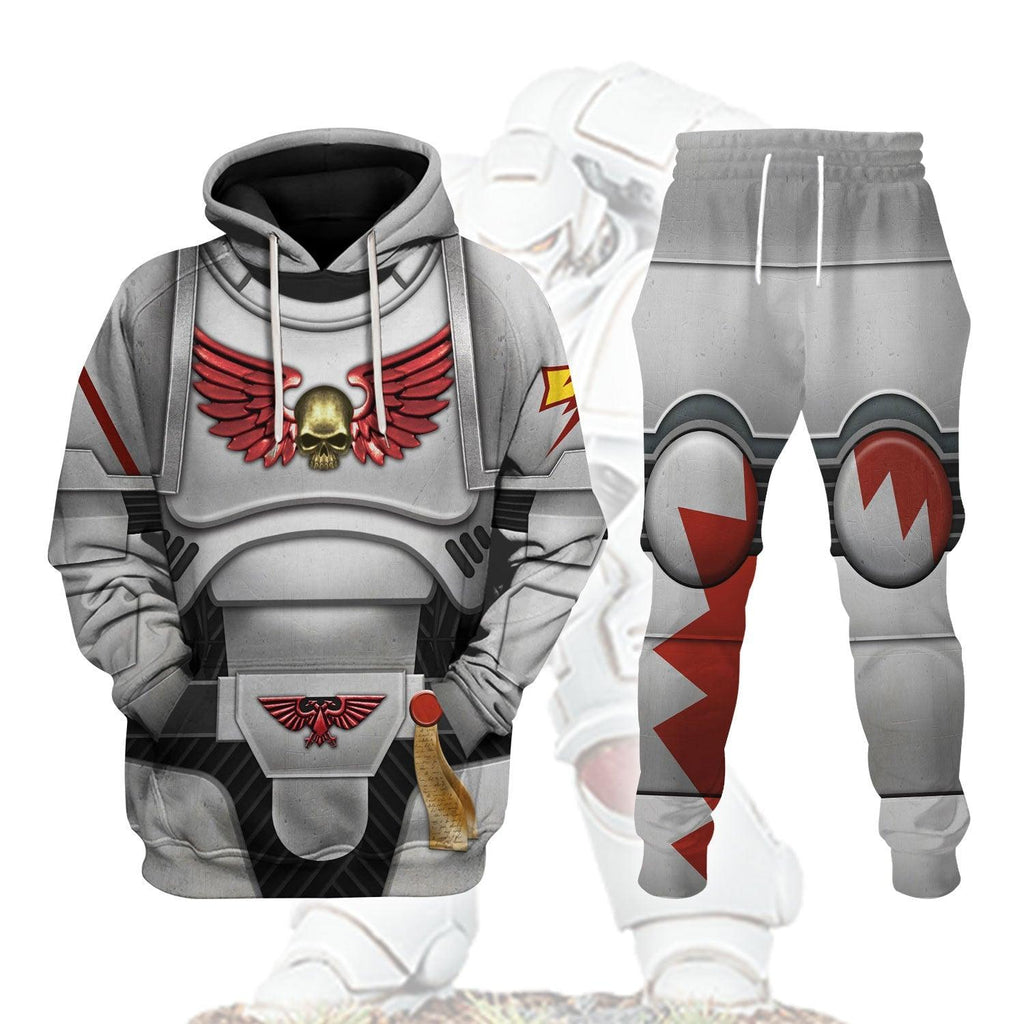 Space Marines White Scars T-shirt Hoodie Sweatpants Cosplay - CustomsPig