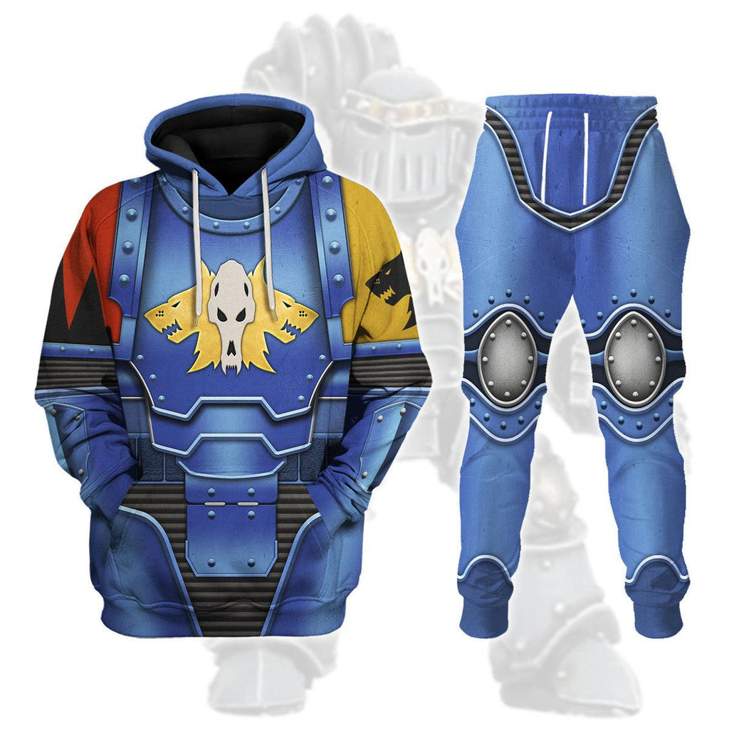 Space Wolves in Mark III Power Armor T-shirt Hoodie Sweatpants Cosplay -  CustomsPig