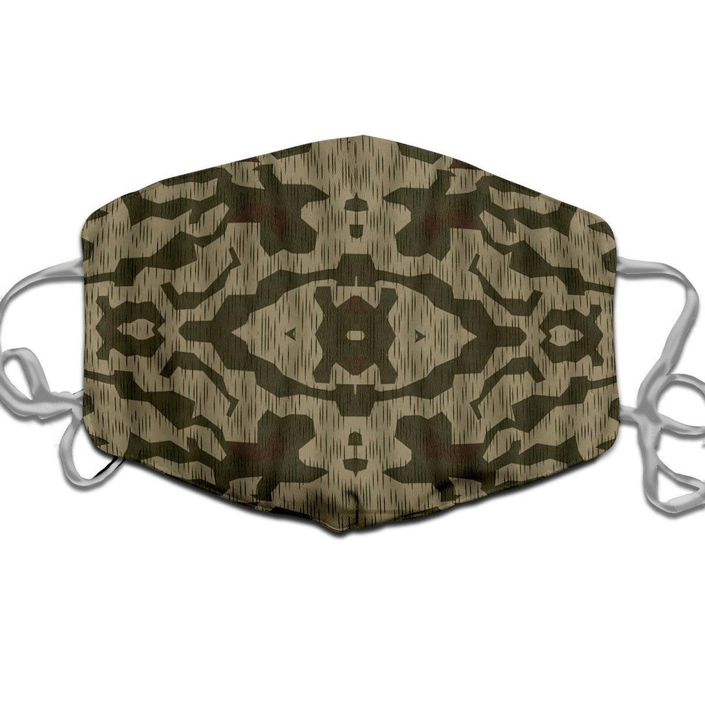 Splinter B Luftwaffen-Splittertarnmuster German WWII Camo Patterns Face Mask - CustomsPig