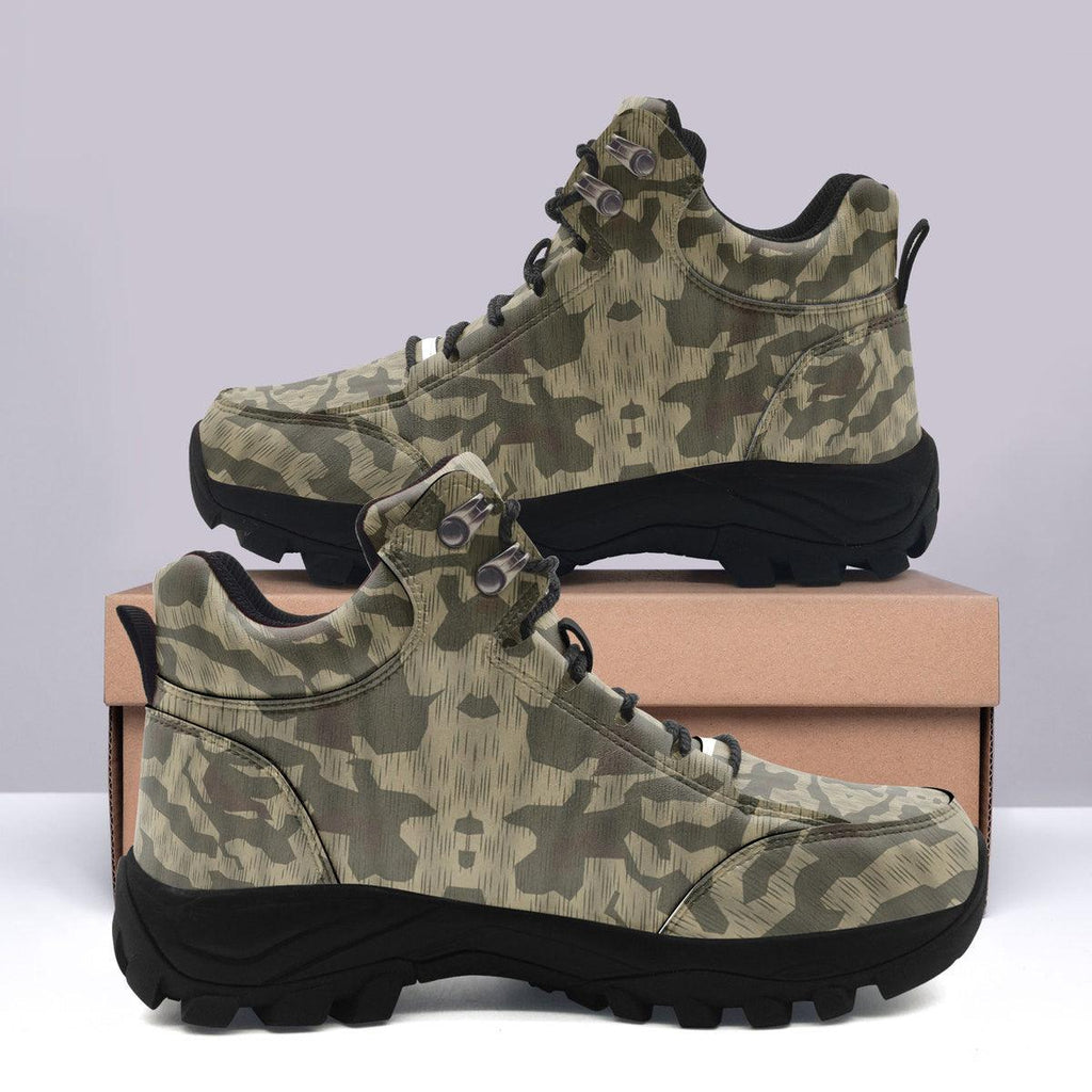 Splinter B Luftwaffen-Splittertarnmuster German WWII Camo Patterns Hiking Shoes - CustomsPig