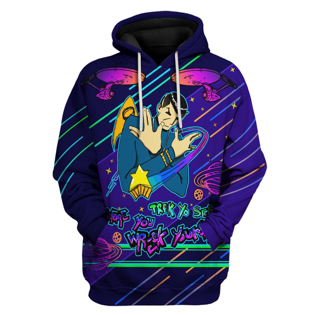 Spock Cool and Funny Hoodie Sweatshirt T-shirt Apparel - CustomsPig.com