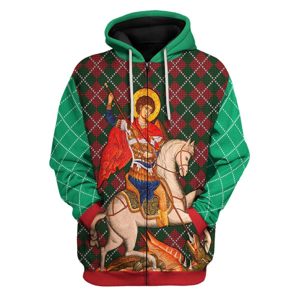 St. George Zip Hoodie - CustomsPig