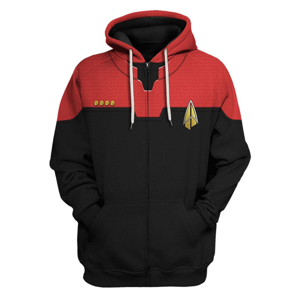 Starfleet Command Uniform Hoodie Sweatshirt T-Shirt Sweatpants Apparel - CustomsPig.com