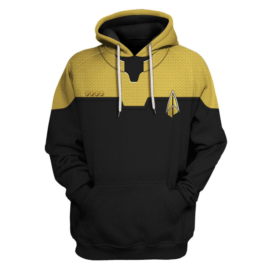 Starfleet Operations Uniform Hoodie Sweatshirt T-Shirt Sweatpants Apparel - CustomsPig.com