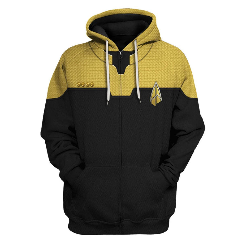 Starfleet Operations Uniform Hoodie Sweatshirt T-Shirt Sweatpants Apparel - CustomsPig.com