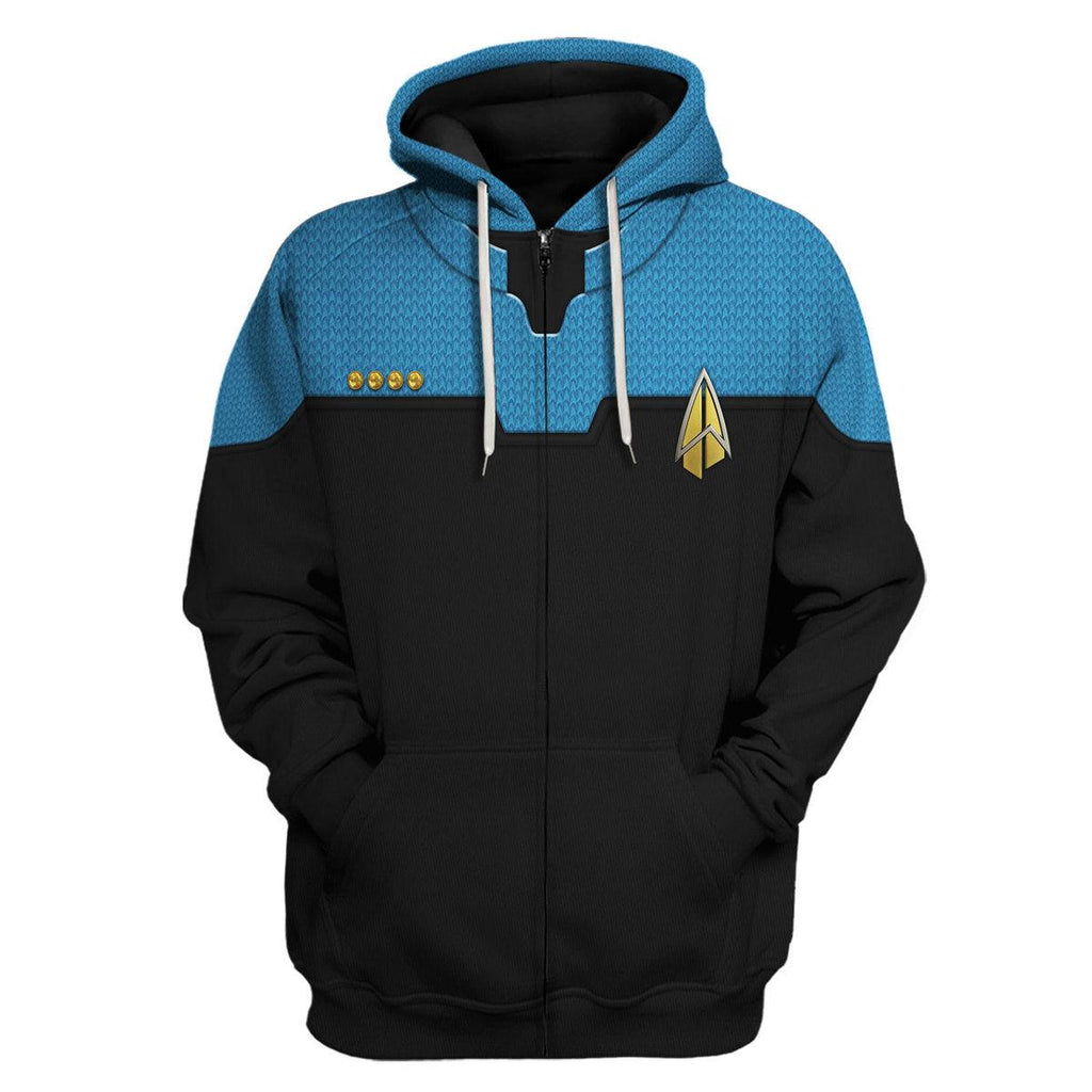 Starfleet Sciences Uniform Hoodie Sweatshirt T-Shirt Sweatpants Apparel - CustomsPig.com