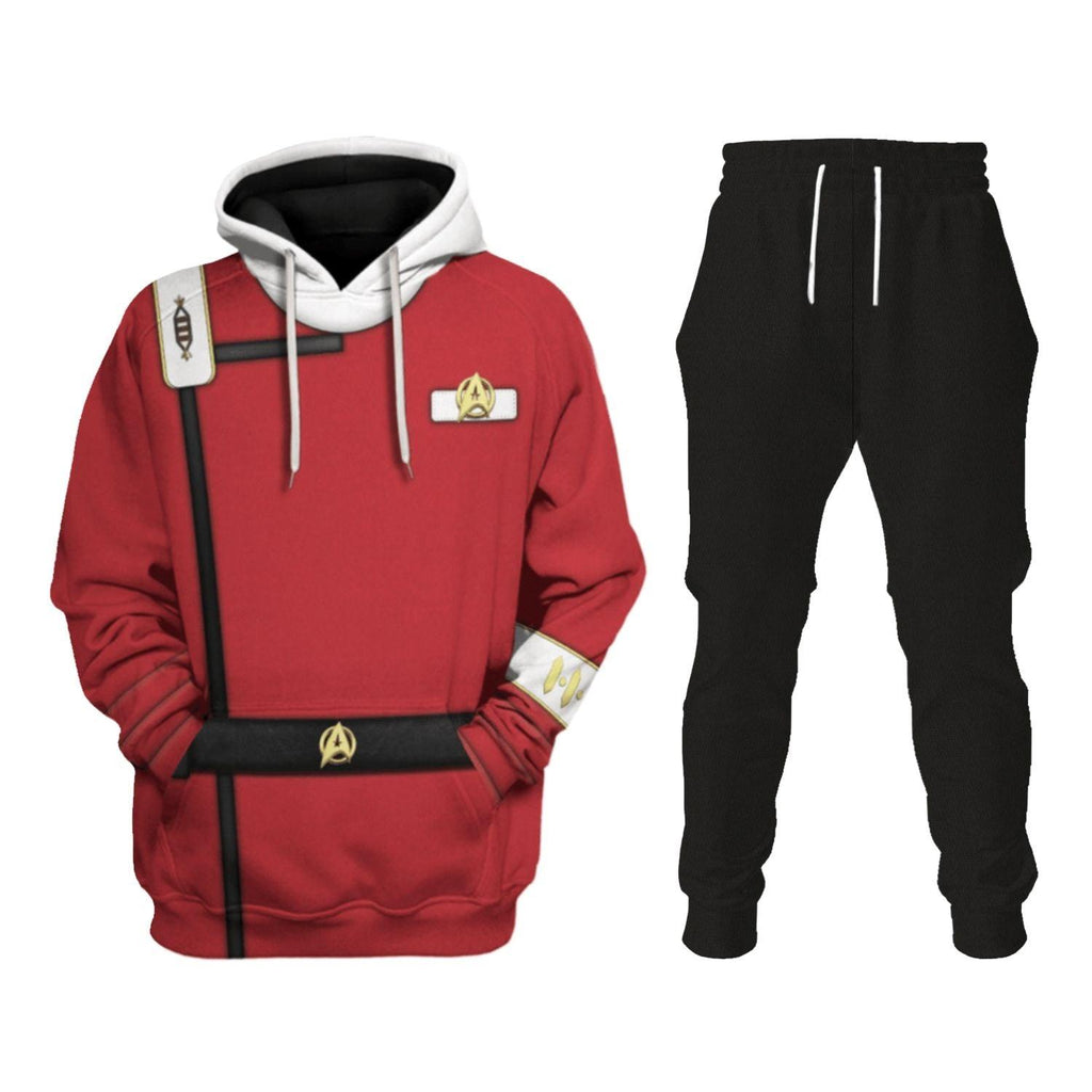 Starfleet UniformThe Wrath of Khan Officer T-shirt Hoodie Sweatpants Apparel -  CustomsPig.com