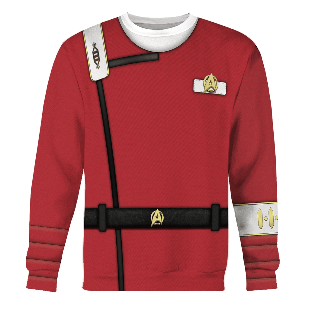 Starfleet UniformThe Wrath of Khan Officer T-shirt Hoodie Sweatpants Apparel -  CustomsPig.com