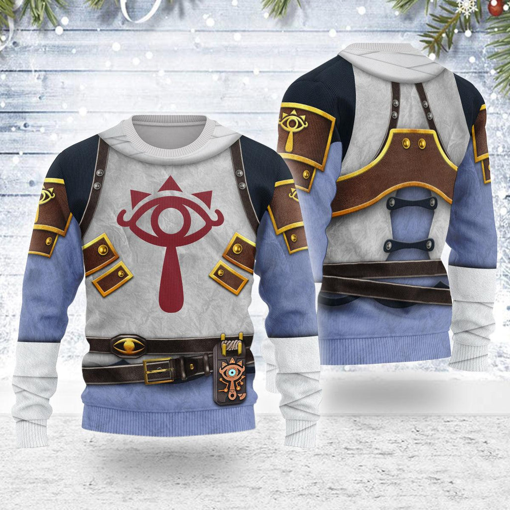 Stealth Set Link Armor Themed Costume Unisex Christmas Wool Sweater - CustomsPig.com