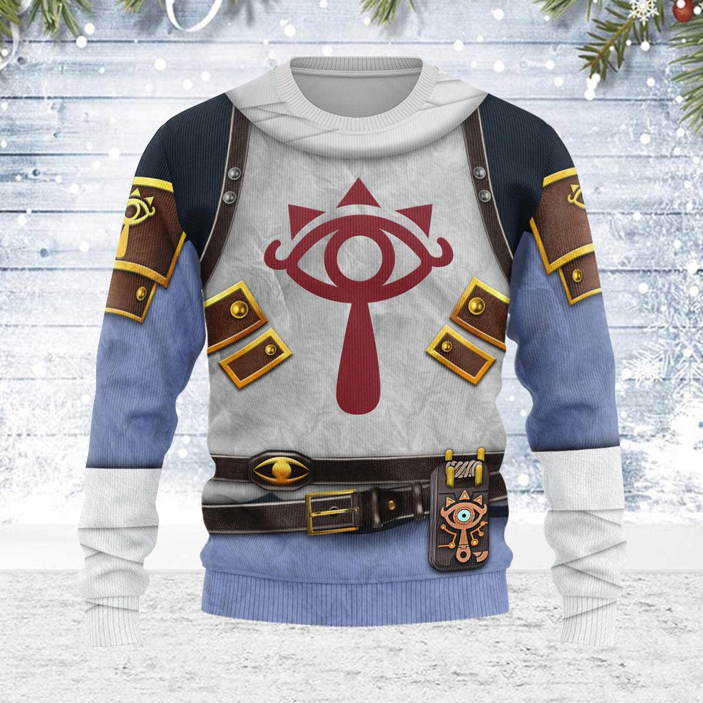 Stealth Set Link Armor Themed Costume Unisex Christmas Wool Sweater - CustomsPig.com