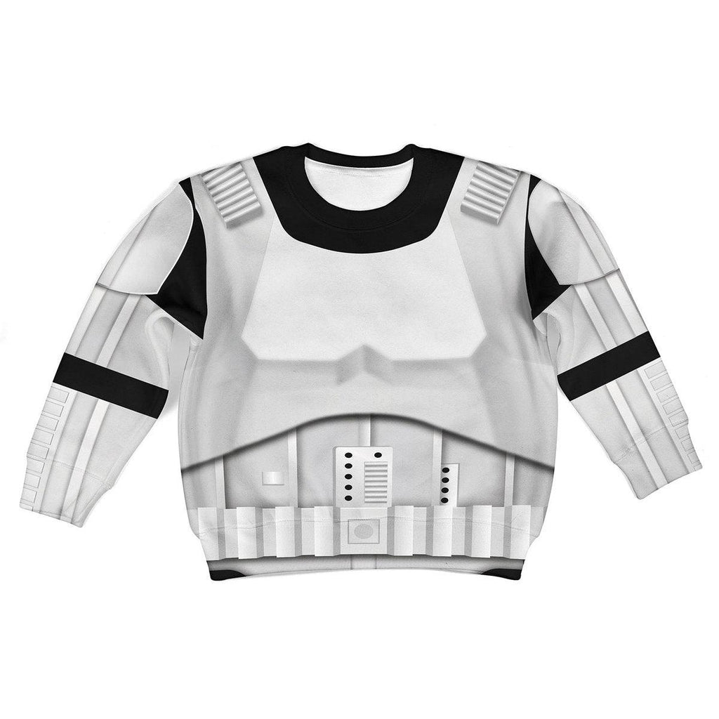 Stormtrooper 2 Hoodie Sweatshirt T-Shirt Kid Tops - CustomsPig.com