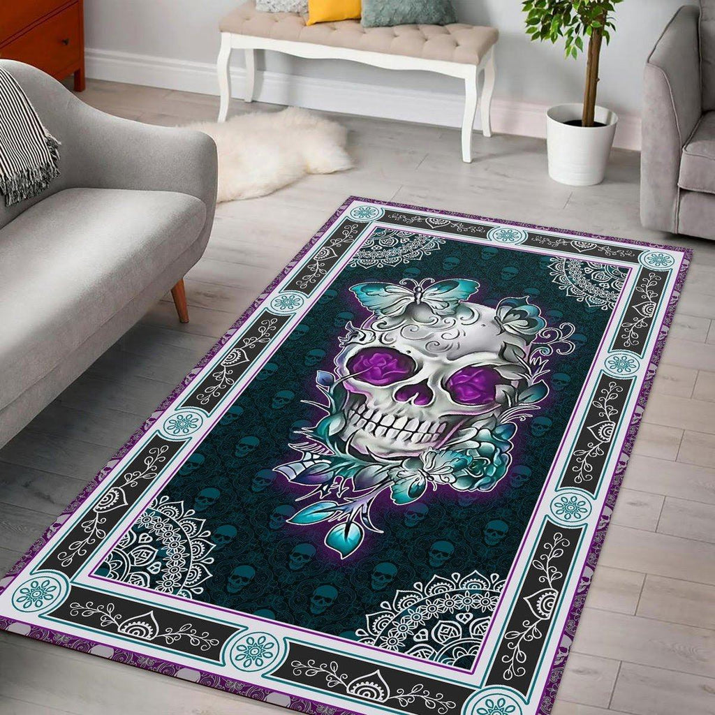 Sugar Skull Rug - CustomsPig