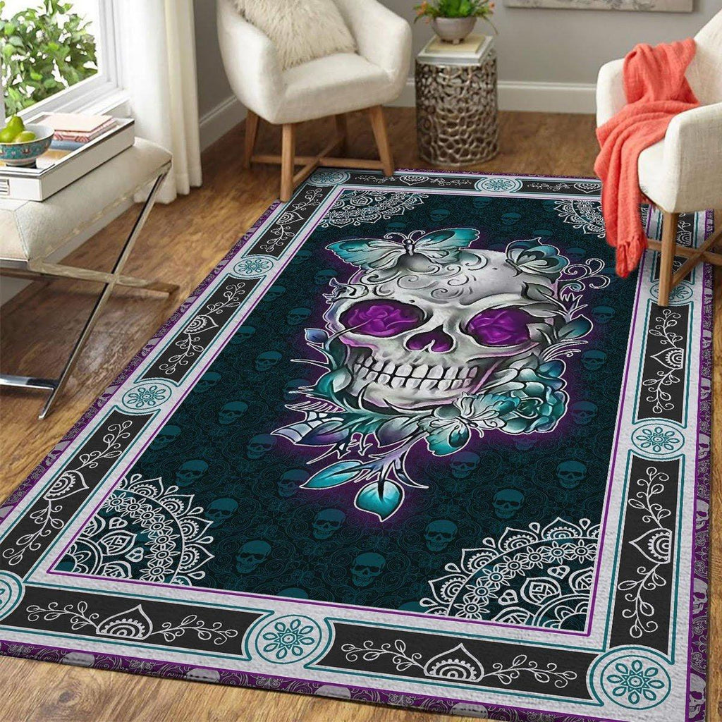 Sugar Skull Rug - CustomsPig