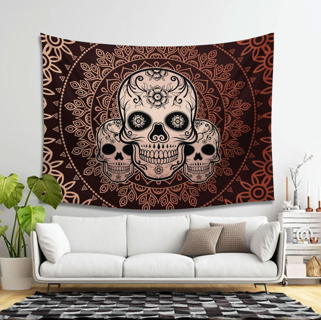 Sugar Skull Tapestry - CustomsPig