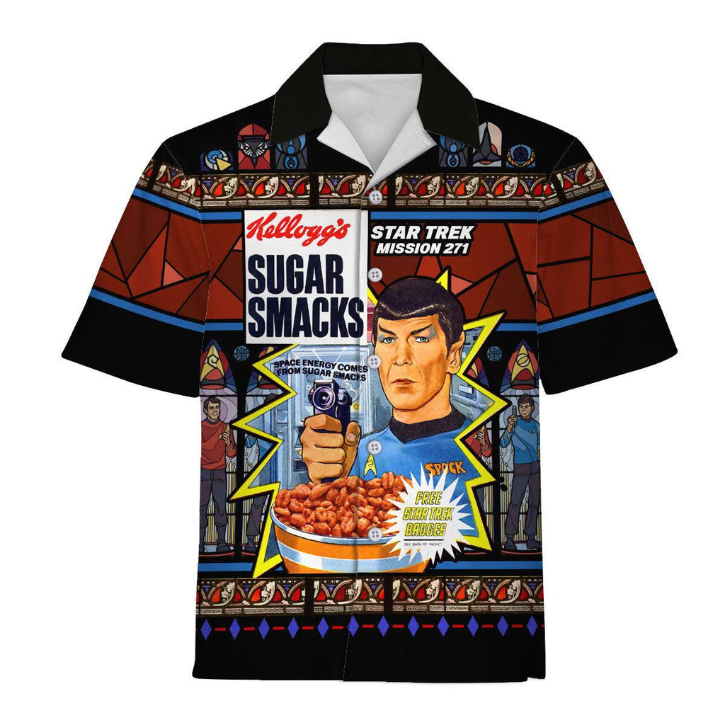 Sugar Smacks ST Mission271 Stained Glass Hawaiian Shirt T-Shirt - CustomsPig.com