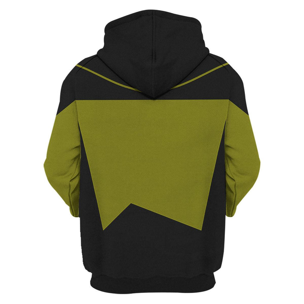 Tasha Yar Costume Officer Hoodie Sweatshirt T-Shirt Sweatpants Apparel - CustomsPig.com