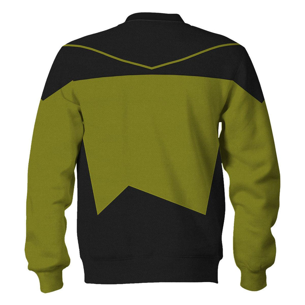 Tasha Yar Costume Officer Hoodie Sweatshirt T-Shirt Sweatpants Apparel - CustomsPig.com