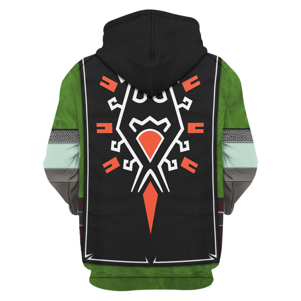 Tears Of The Kingdom Knights of Skyloft Green Unisex Hoodie Sweatshirt T-shirt Sweatpants Cosplay - CustomsPig.com