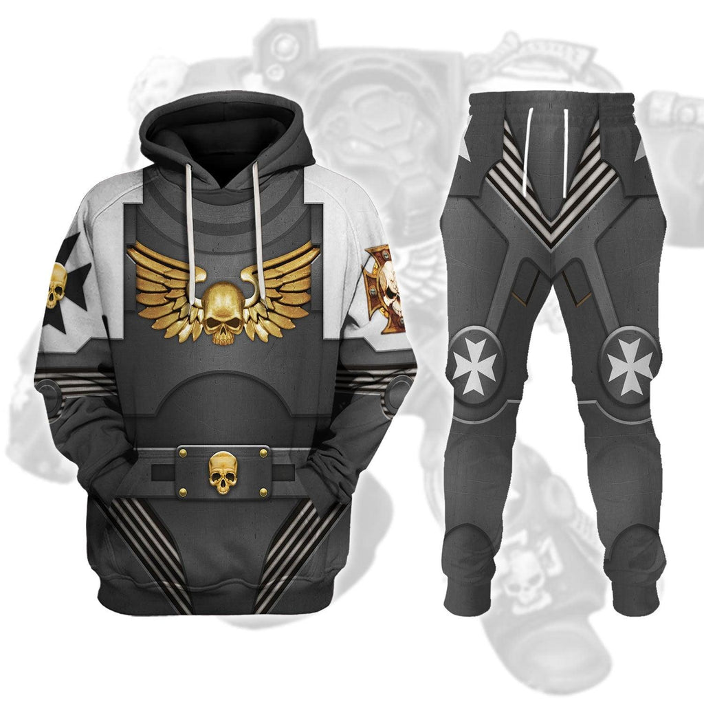 Terminator Armor Black Templars T-shirt Hoodie Sweatpants Cosplay - CustomsPig