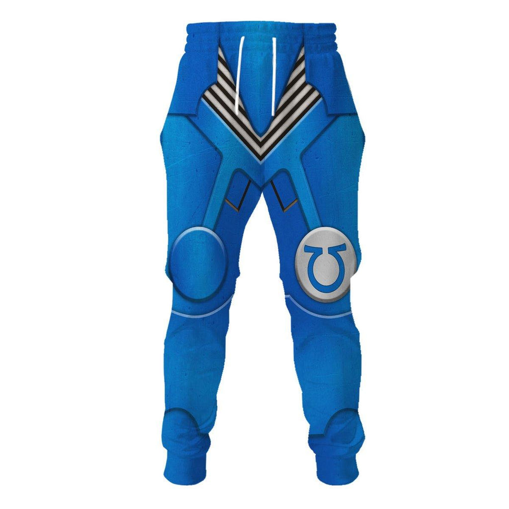 Terminator Armor Ultramarines T-shirt Hoodie Sweatpants Cosplay - CustomsPig