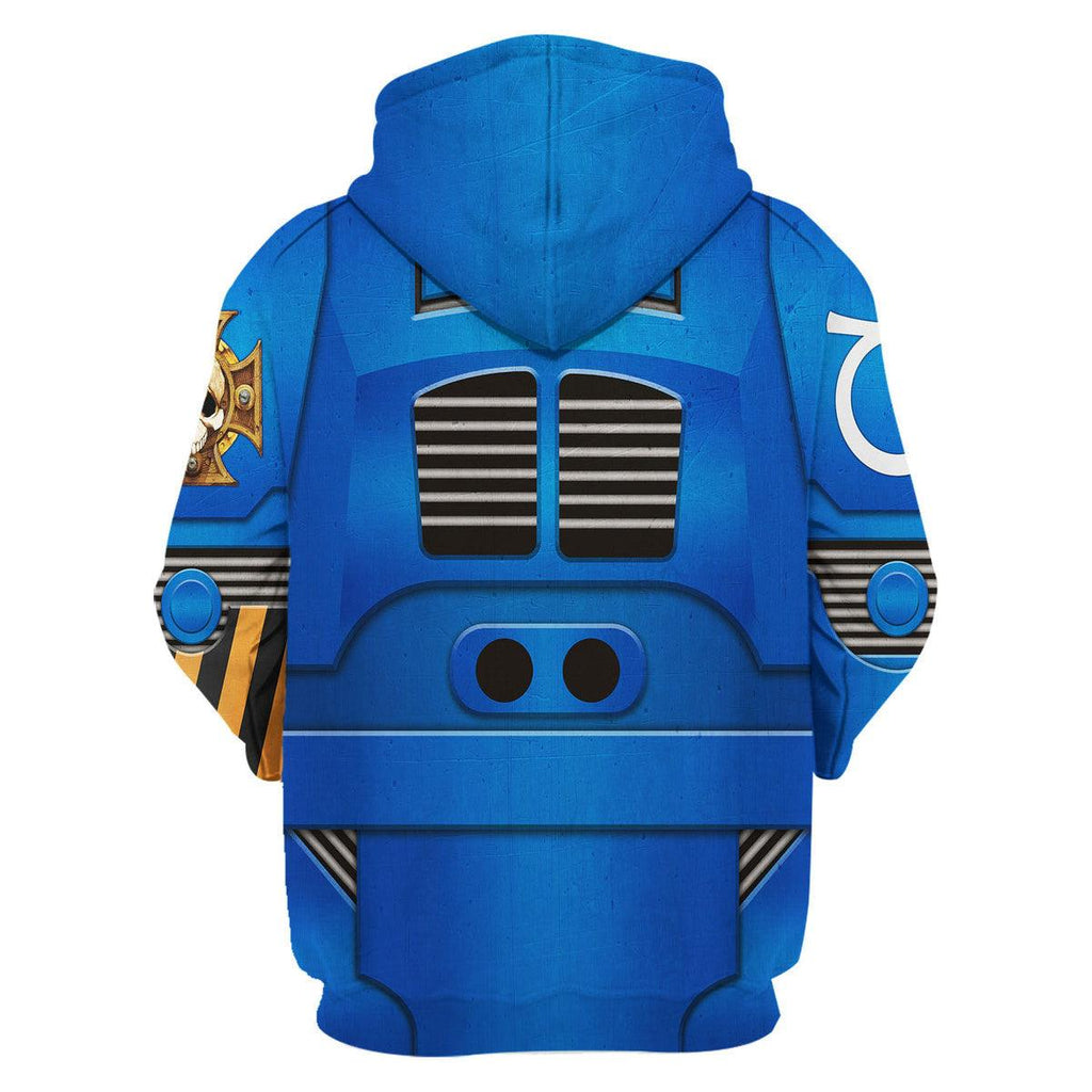 Terminator Armor Ultramarines T-shirt Hoodie Sweatpants Cosplay - CustomsPig