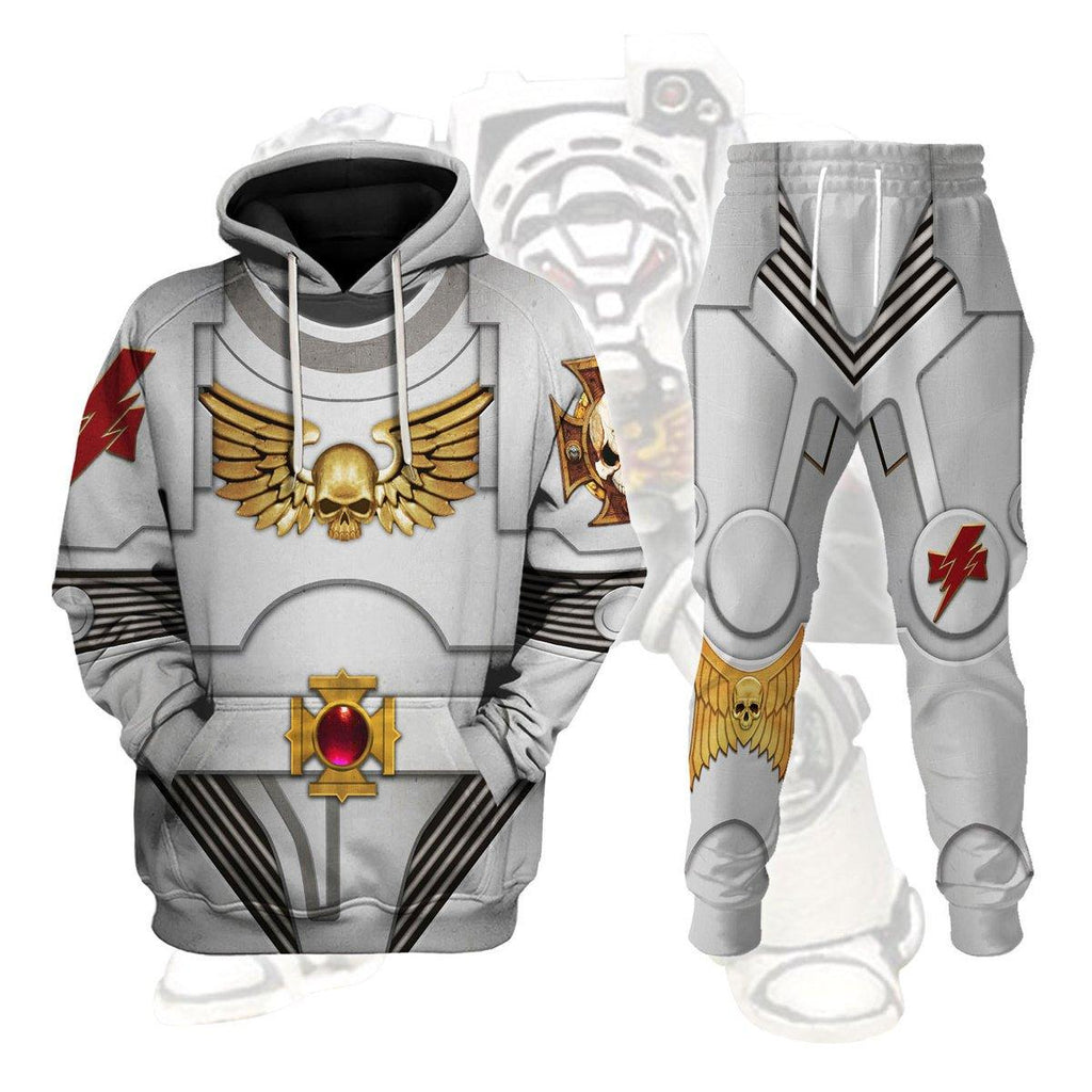 Terminator Armor White Scars T-shirt Hoodie Sweatpants Cosplay - CustomsPig