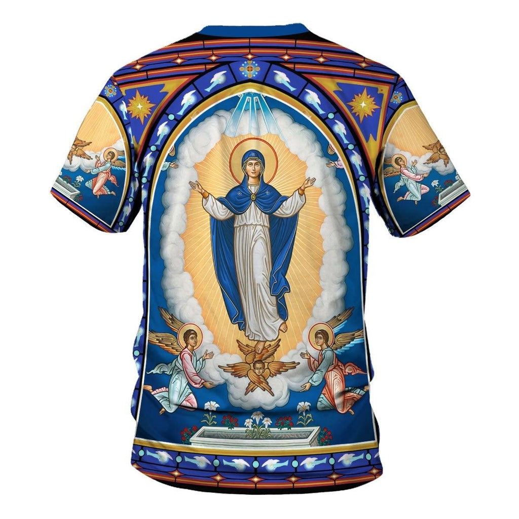 The Assumption of the Virgin Mary Icon T-shirt - CustomsPig