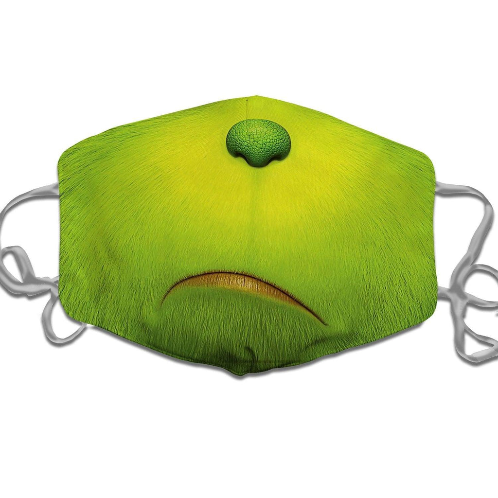 The Grinch With Filter Face Mask - DucG