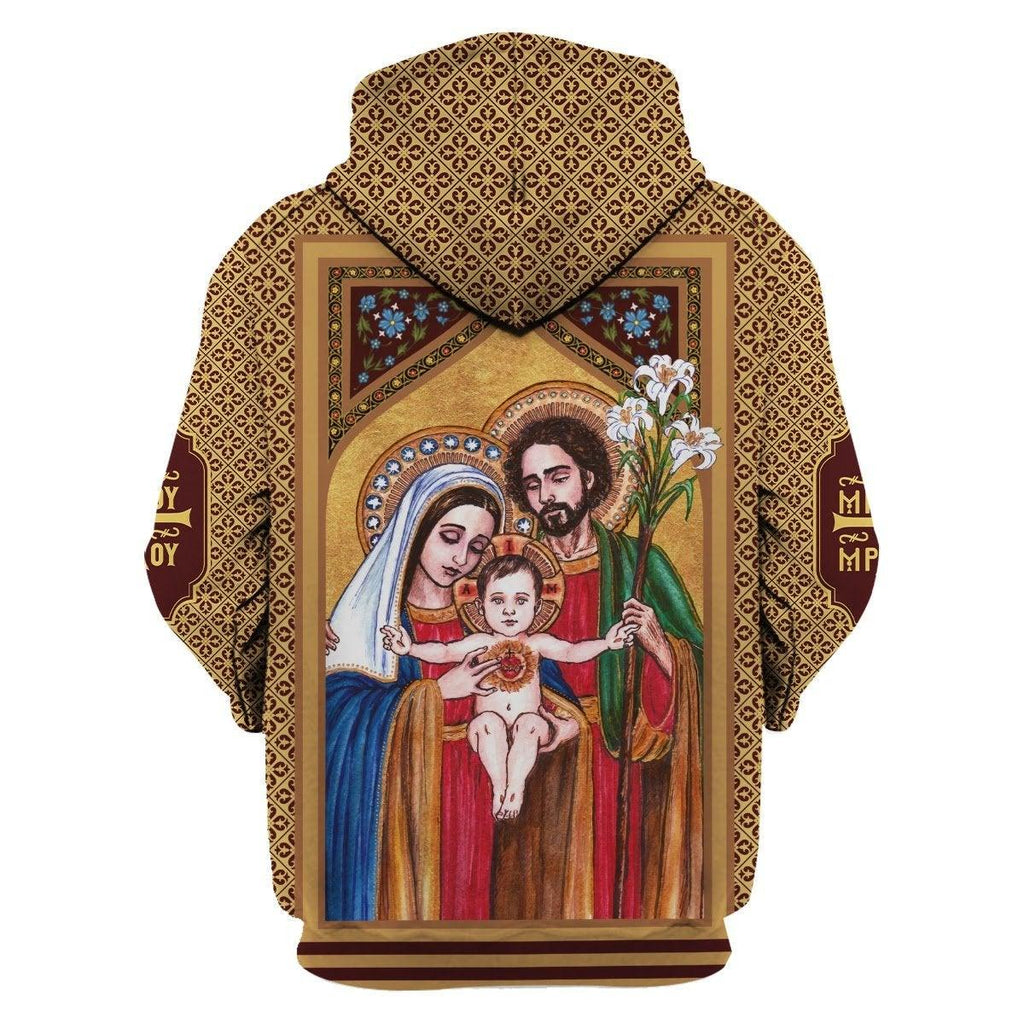 The Holy Family Hoodie - CustomsPig