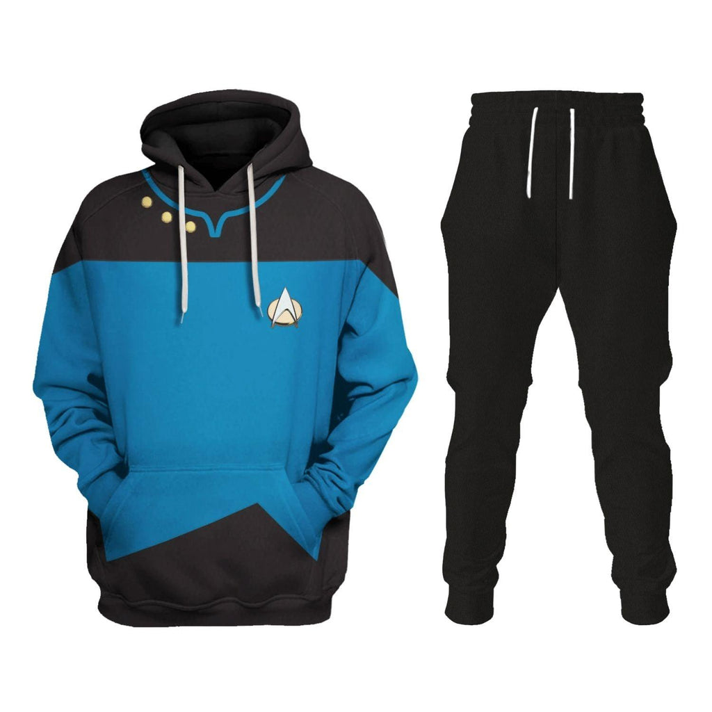 The Next Generation Blue T-shirt Hoodie Sweatpants Apparel -  CustomsPig.com