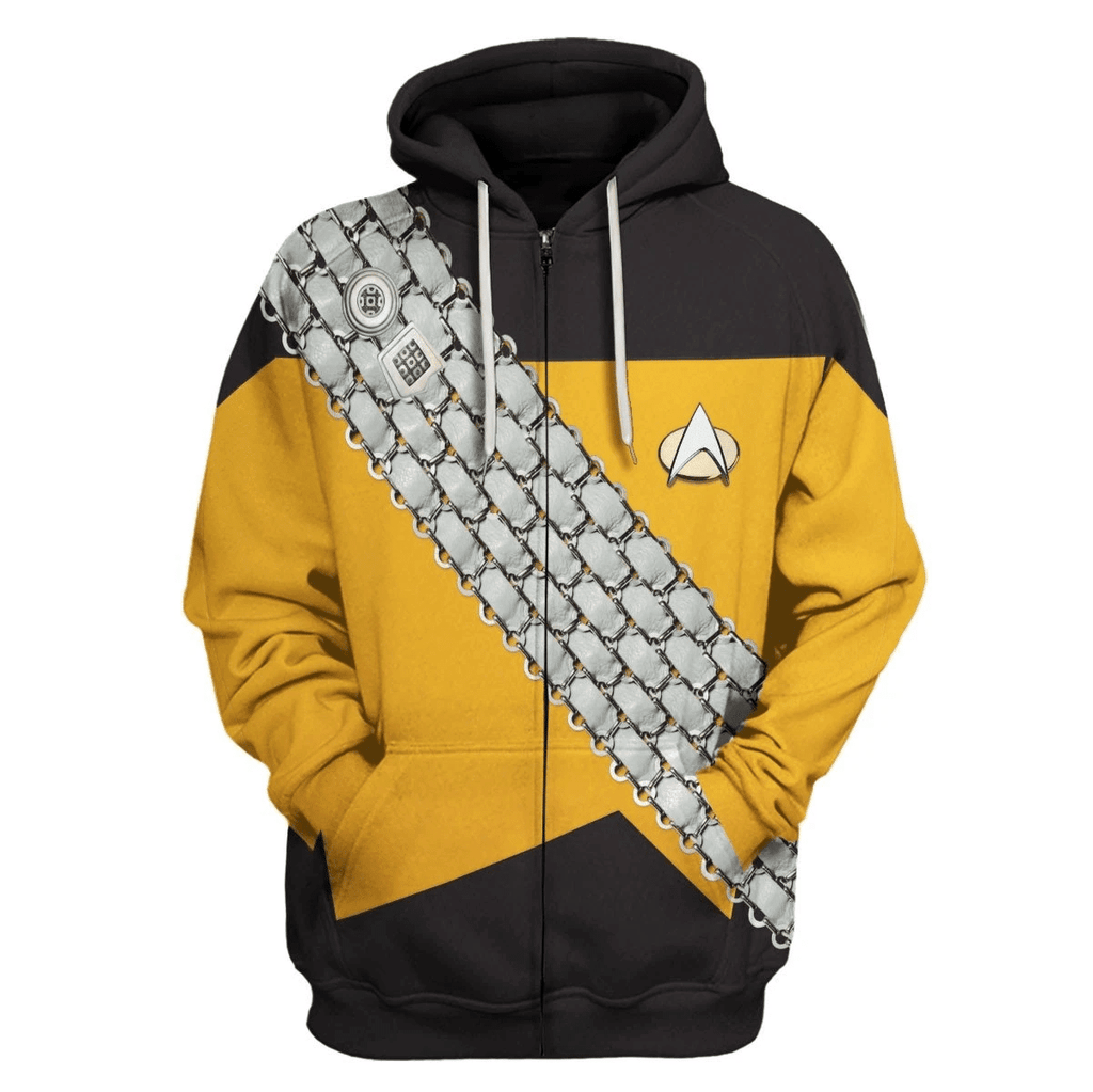 The Next Generation Worf Klingon T-shirt Hoodie Sweatpants Apparel -  CustomsPig.com