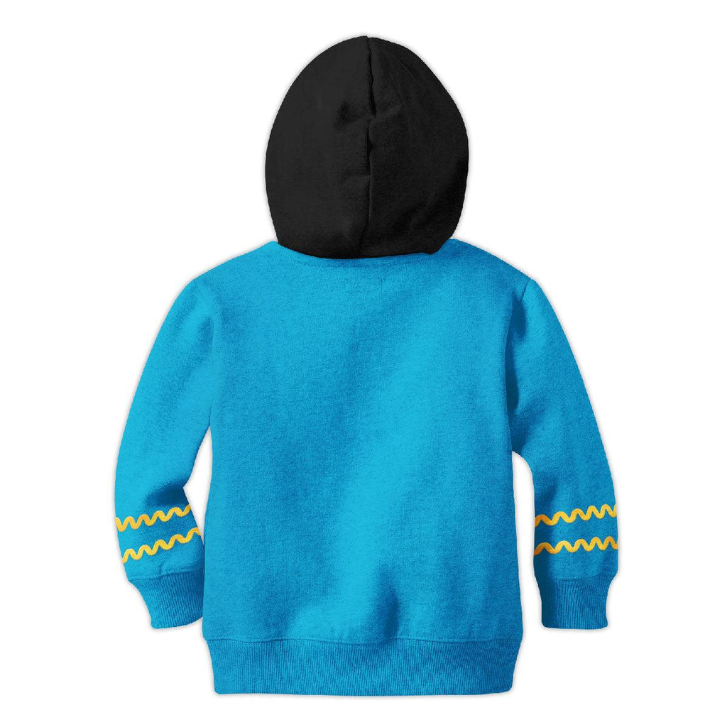 The Original Series Blue Uniform Costume Cosplay Kid Hoodie Sweatshirt T-Shirt - CustomsPig.com