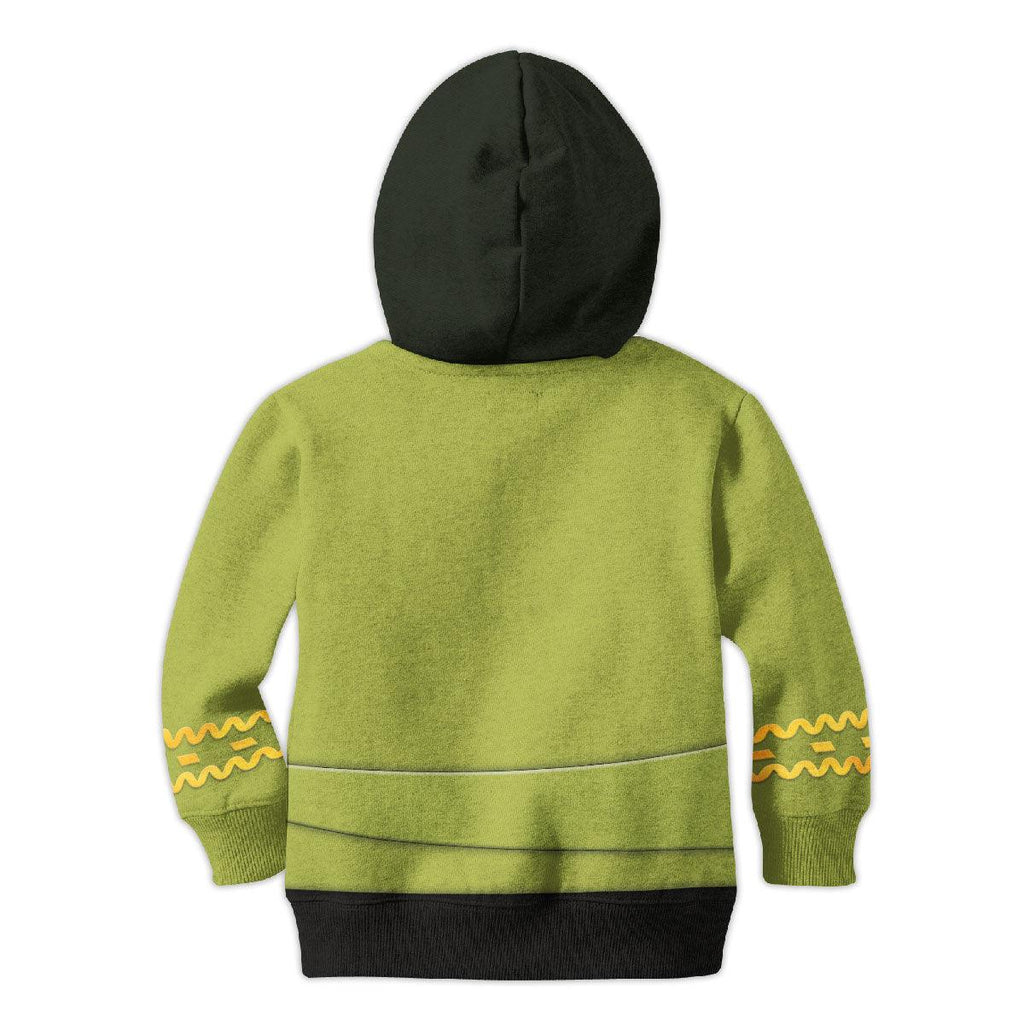 The Original Series Green Tunic Uniform Costume Cosplay Kid Hoodie Sweatshirt T-Shirt - CustomsPig.com