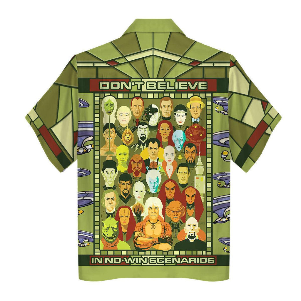 The Original Series Retro Character Squares Hawaiian Shirt T-Shirt - CustomsPig.com