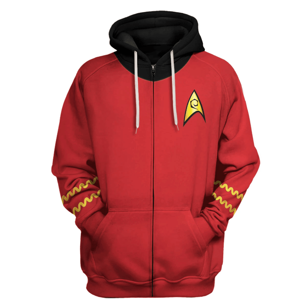 The Original Series Scott Red T-shirt Hoodie Sweatpants Apparel -  CustomsPig.com