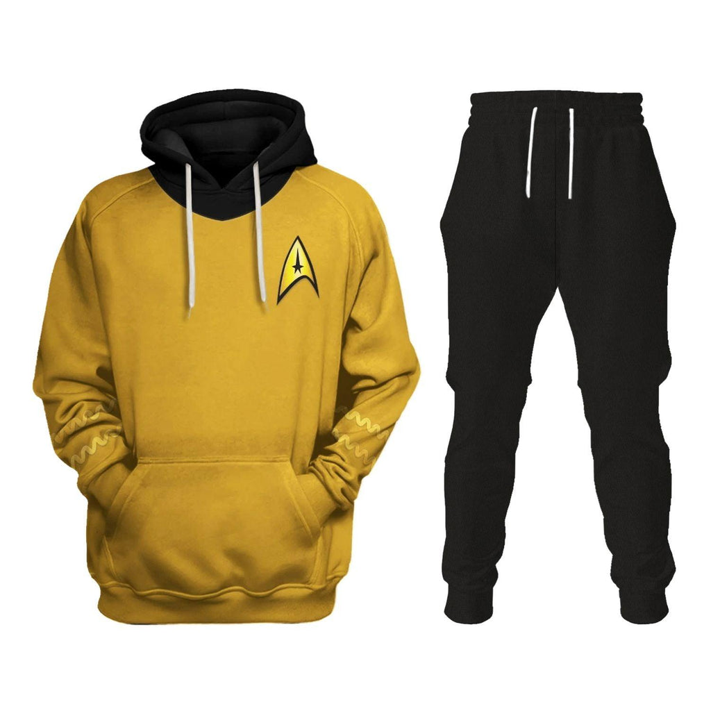 The Original Series Yellow T-shirt Hoodie Sweatpants Apparel -  CustomsPig.com