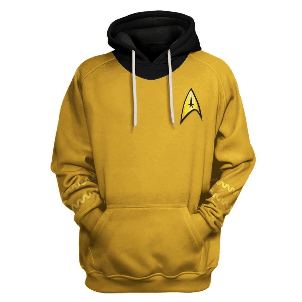 The Original Series Yellow T-shirt Hoodie Sweatpants Apparel -  CustomsPig.com