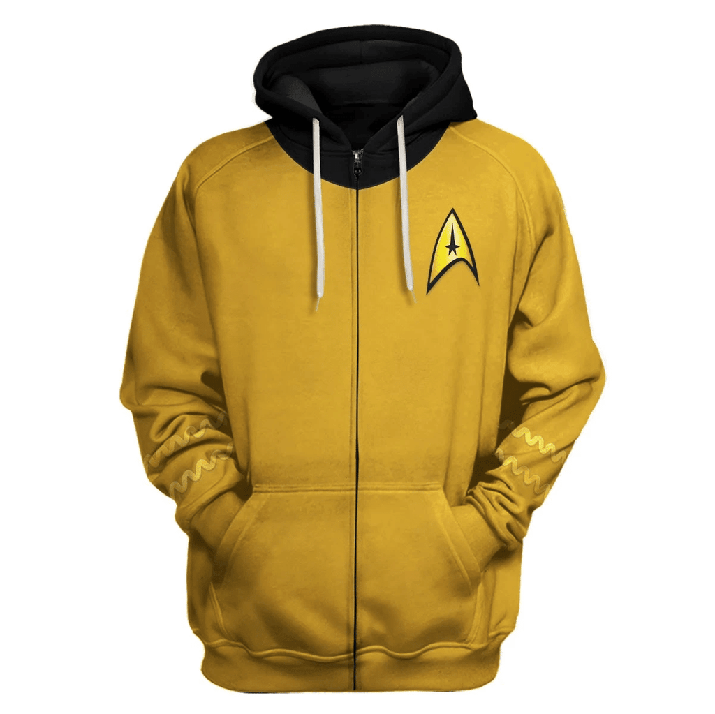 The Original Series Yellow T-shirt Hoodie Sweatpants Apparel -  CustomsPig.com