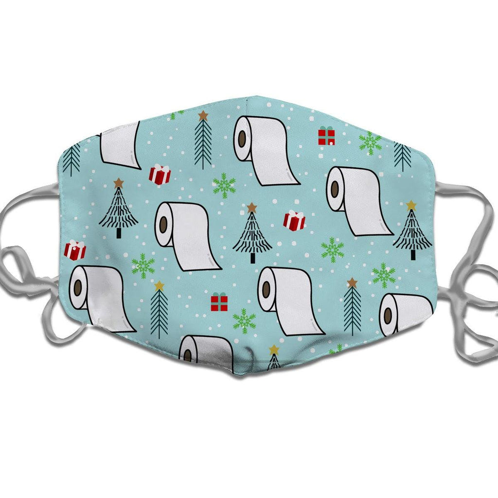 Toilet Paper Christmas Face Mask - DucG