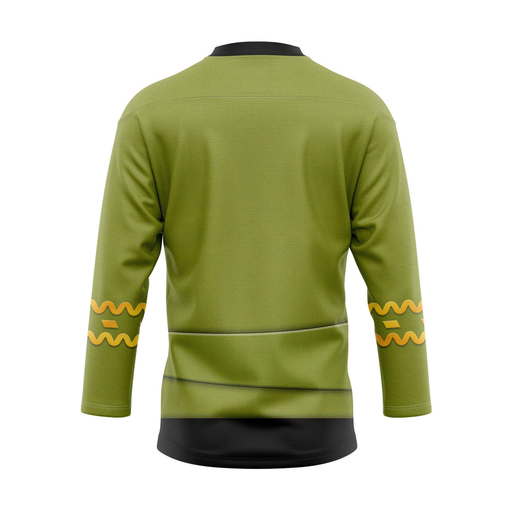 TOS Kirk Green Tunic Hockey Jersey Sweatpants - CustomsPig.com