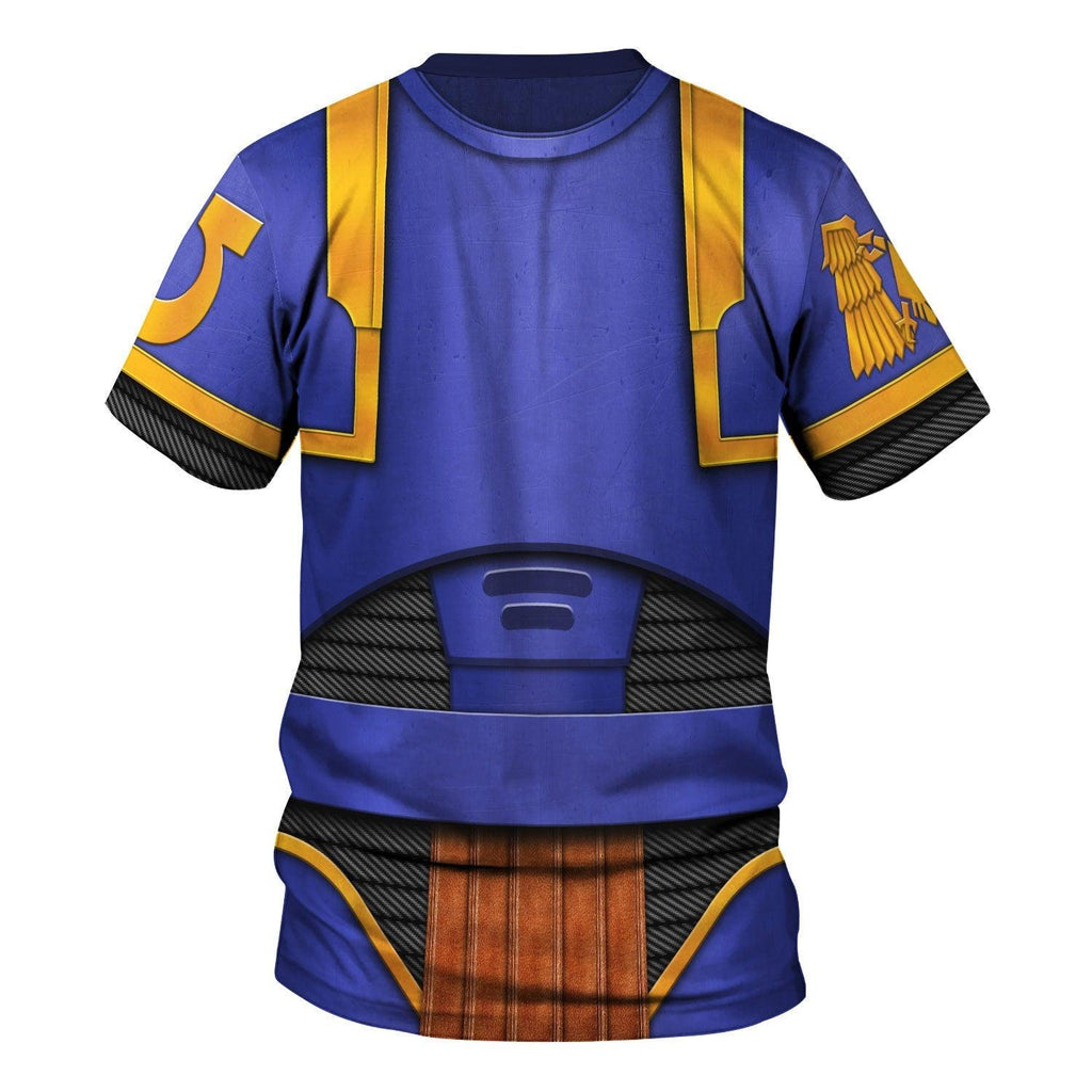 Ultramarines Captain T-shirt Hoodie Sweatpants Cosplay - CustomsPig