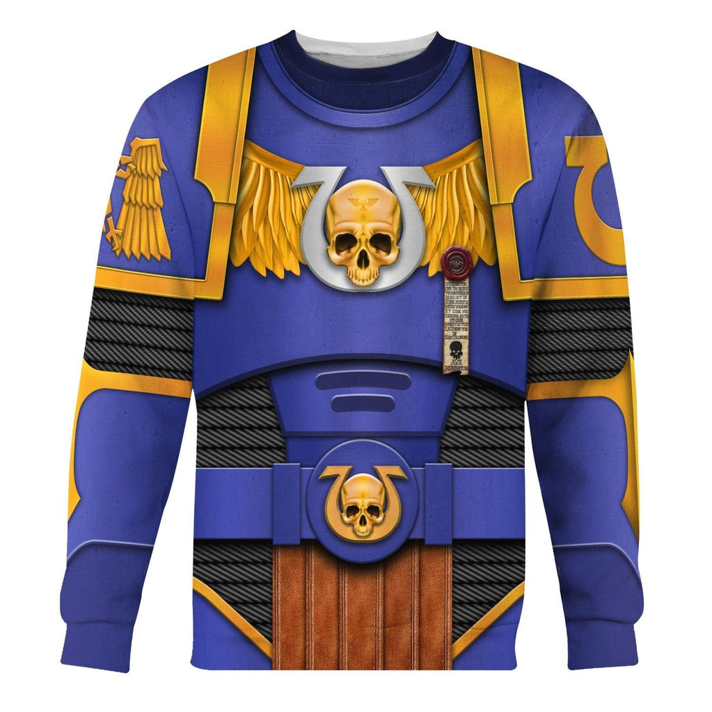 Ultramarines Captain T-shirt Hoodie Sweatpants Cosplay - CustomsPig